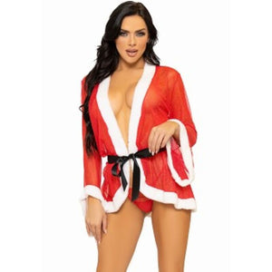 Leg Avenue – Costume de lingerie sexy de noël père noël rouge M/L