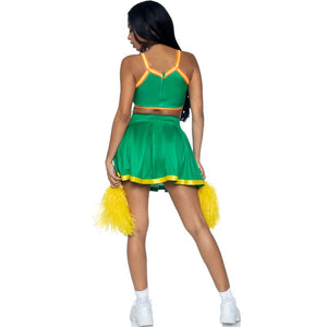 Leg Avenue – Costume pom-pom girls vert S/M