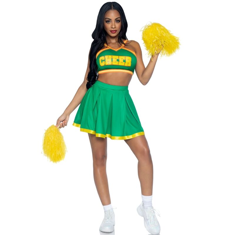 Leg Avenue – Costume pom-pom girls vert M/L