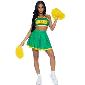 Leg Avenue – Costume pom-pom girls vert M/L