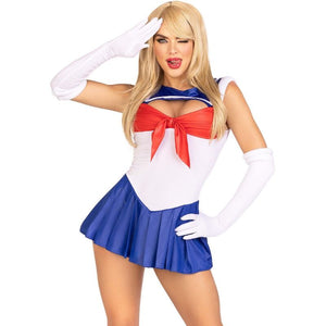 Leg Avenue – Costume sexy marin multicolore S