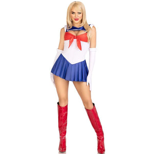 Leg Avenue – Costume sexy marin multicolore S
