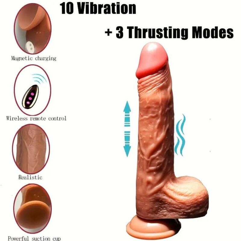 ARMONY - REALISTIC DILDO RECHARGEABLE VIBRADOR