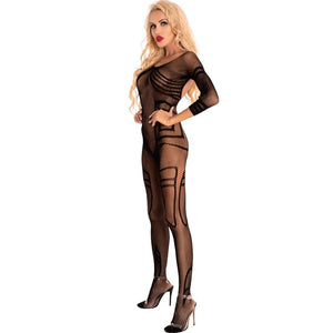 Livco Corsetti Fashion – Peignoir + chemise + string melisenda cf 1709 noir S