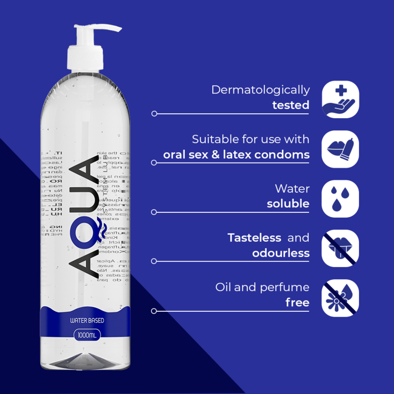 AQUA QUALITY - AGUA BASE GLIJMIDDEL 1000 ML