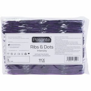 Pasante – Préservatifs intensité ribs & dots 144 unités