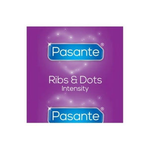 Pasante – Préservatifs intensité ribs & dots 144 unités