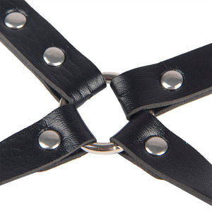 Subblime – 953690 menottes avec ceinture de bondage noire taille unique