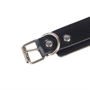 Subblime – 953690 menottes avec ceinture de bondage noire taille unique