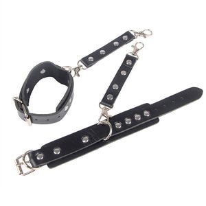 Subblime – 953690 menottes avec ceinture de bondage noire taille unique