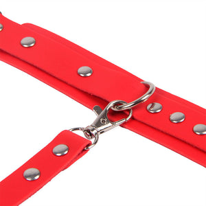 Subblime – 953706 menottes avec ceinture de bondage rouge taille unique
