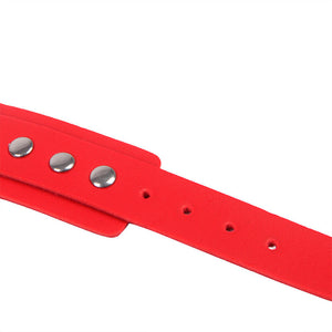 Subblime – 953706 menottes avec ceinture de bondage rouge taille unique