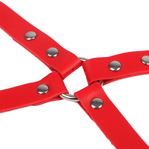 Subblime – 953706 menottes avec ceinture de bondage rouge taille unique