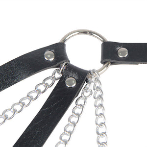 Subblime – 953713 ceinture punk bondage boucle métal noire taille unique