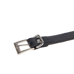 Subblime – 953713 ceinture punk bondage boucle métal noire taille unique