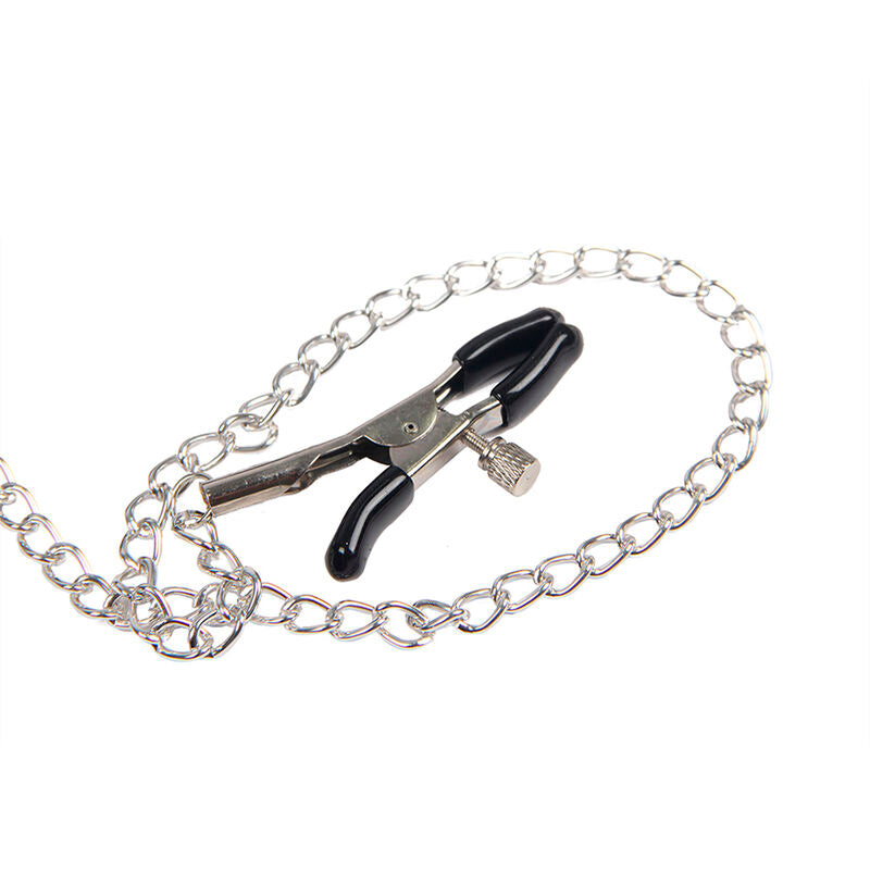 Subblime – 953720 pinces à seins en cuir bondage noires taille unique