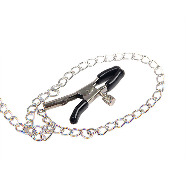 Subblime – 953720 pinces à seins en cuir bondage noires taille unique