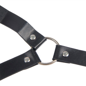 Subblime – 953720 pinces à seins en cuir bondage noires taille unique