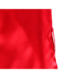 Subblime – 954017 caraco dos transparent en dentelle + string rouge/noir S/M