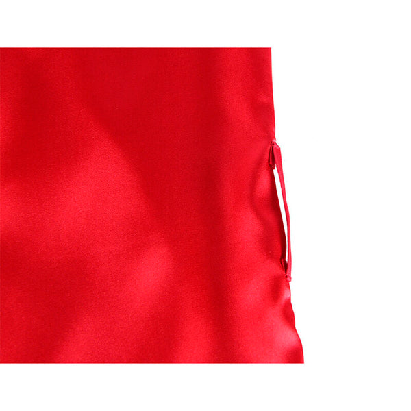 Subblime – 954017 caraco dos transparent en dentelle + string rouge/noir S/M