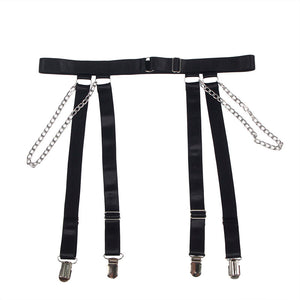 Subblime – 954260 body avec chaînes + porte-jarretelles noir S/M