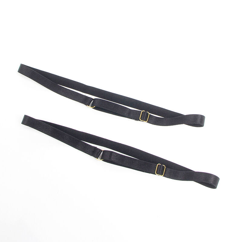 SUBBLIME - 954451 SEXY VESTIDO BY REJILLA CUERO NEGRO L/XL