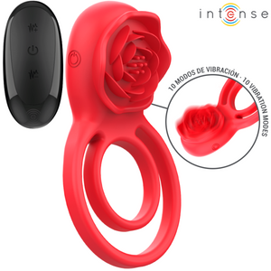 Intense – Gail stimulateur rose 10 vibrations rouge telecommande