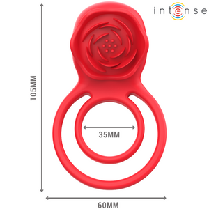 Intense – Gail stimulateur rose 10 vibrations rouge telecommande