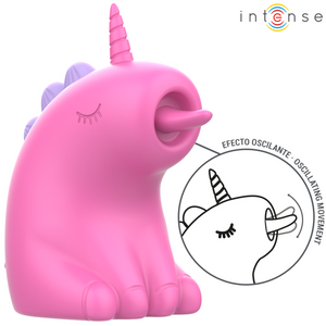 Intense – Stimulateur de langue rotatif à 360° pinkie