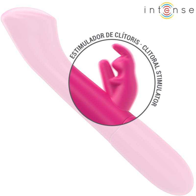 INTENSE - JULIETA VIBRADOR RABBIT 18.6 CM 10 VIBRACIONES PINK
