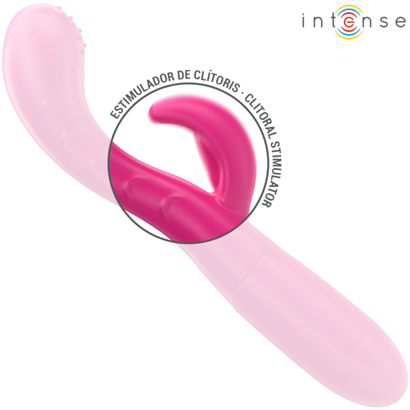 INTENSE - AMARA VIBRADOR WITH LENGTH ESTIMULADORA 10 VIBRACIONES PINK