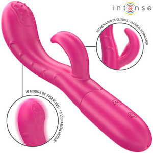 Intense – Amara vibrateur avec langue stimulante 10 vibrations rose