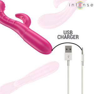 Intense – Amara vibrateur avec langue stimulante 10 vibrations rose