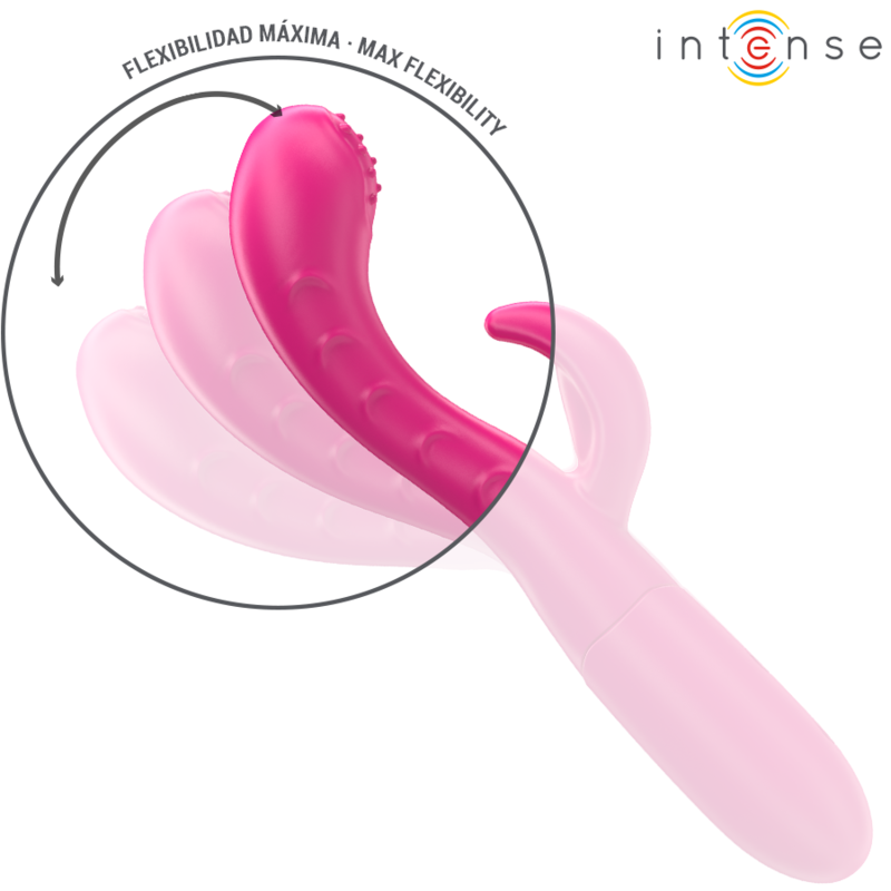 INTENSE - AMARA VIBRADOR WITH LENGTH ESTIMULADORA 10 VIBRACIONES PINK