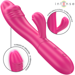 Intense – Ivy vibrateur flexible 10 vibrations avec langue stimulante rose