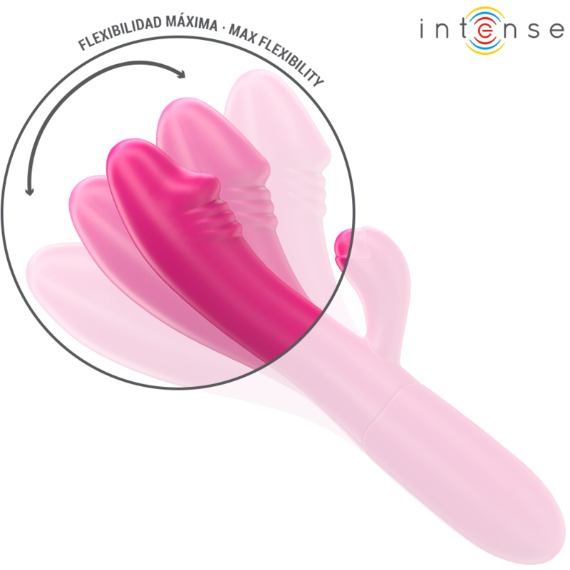 INTENSE - IVY VIBRADOR FLEXIBLE 10 VIBRACIONES WITH LENGTH ESTIMULADORA PINK