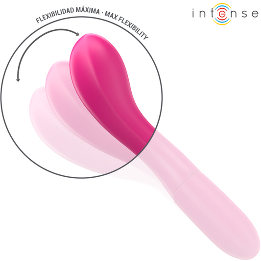 INTENSE - LISETTE VIBRADOR 19 CM FLEXIBLE 10 VIBRACIONES PINK