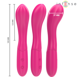 Intense – Lisette vibrateur 19 cm souple 10 vibrations rose