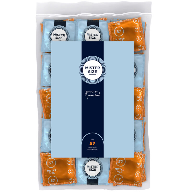 Mister Size 57mm pack of 100
