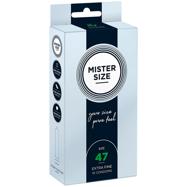 Mister Size – Préservatifs taille XS 47 mm (10 unités)