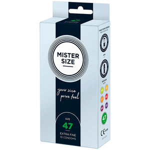 Mister Size 47mm pack of 10