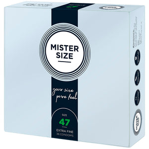 Mister Size 47mm pack of 36