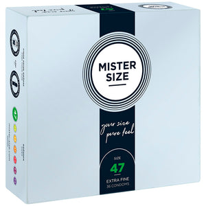 Mister Size 47mm pack of 36