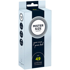 Mister Size 49mm pack of 10