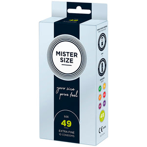 Mister Size 49mm pack of 10