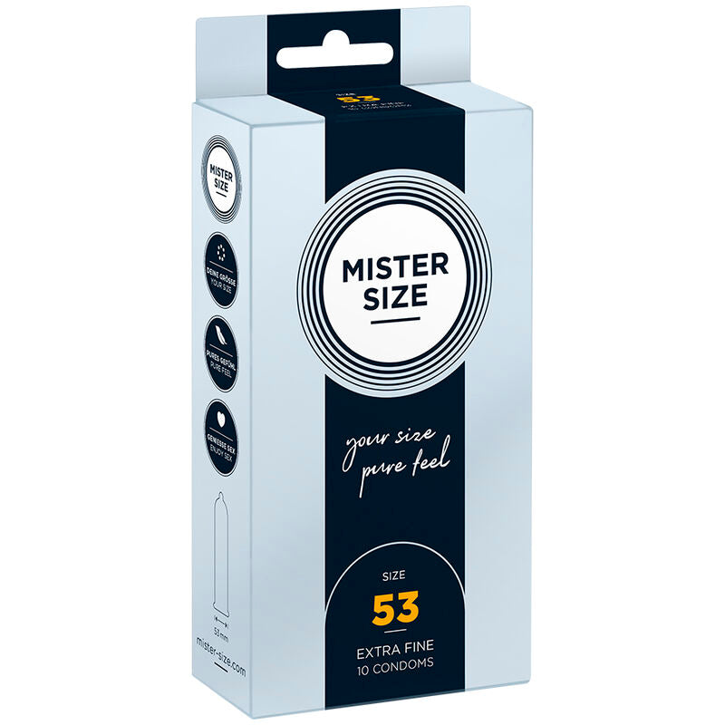 Mister Size 53mm pack of 10