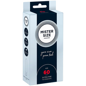 Mister Size 60mm pack of 10