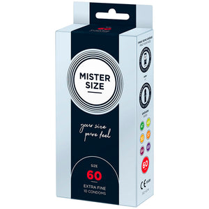 Mister Size 60mm pack of 10