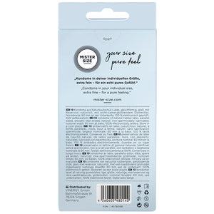 Mister Size 60mm pack of 10