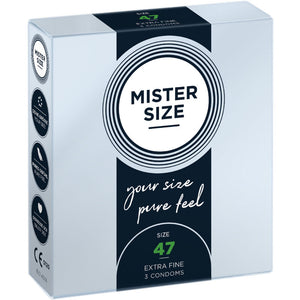 Mister Size 47mm pack of 3